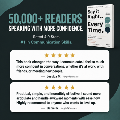 The say it right Book