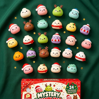 Mystery Dumpling Advent Calendar 24 Days of Squishy Christmas Surprises