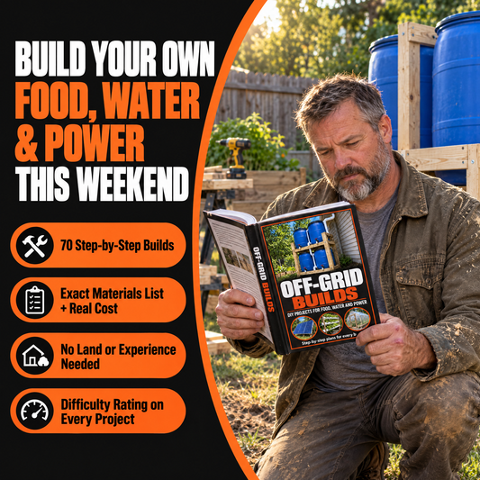 Build your own food, water and power this weekend: 70 step-by-step builds with materials lists and real costs